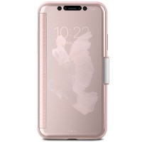 Чехол Moshi StealthCover для iPhone X розовый