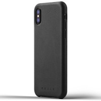 Чехол Mujjo Full Leather Case для iPhone X черный