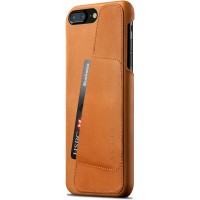 Чехол Mujjo Leather Wallet Case для iPhone 8 Plus/7 Plus рыжий