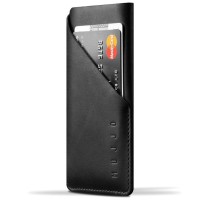 Чехол Mujjo Leather Wallet Sleeve для iPhone 6/7/8 черный