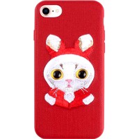 Чехол Mutural Design Lovely Pet для iPhone 7 / 8 красный