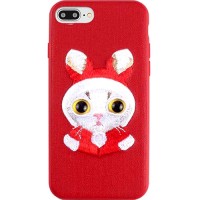 Чехол Mutural Design Lovely Pet для iPhone 7 Plus / 8 Plus красный
