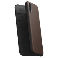 Чехол Nomad Rugged Folio Case для iPhone X/Xs коричневый