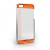 Чехол Patchworks Colorant Case C2 Clear для iPhone 5/5S/SE Прозрачный/Оранжевый