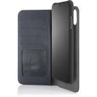 Чехол Pipetto Magnetic Folio Case для iPhone Xs Max тёмно-синий (Navy)