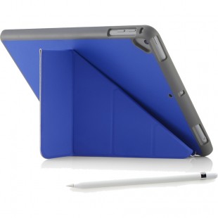 Чехол Pipetto Origami Pencil Case 5-in-1 Ruggedised для iPad 9.7 (2017/2018)/iPad Air синий Royal Blue оптом