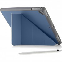 Чехол Pipetto Origami Pencil Case 5-in-1 Ruggedised для iPad 9.7" (2017/2018)/iPad Air тёмно-синий