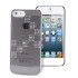 Чехол Puro Cover Crystal Dama для iPhone 5/5S/SE черный прозрачный с кристаллами Swarovski оптом