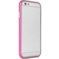 Чехол Puro New Bumper Frame для iPhone 6 Plus/6s Plus розовый