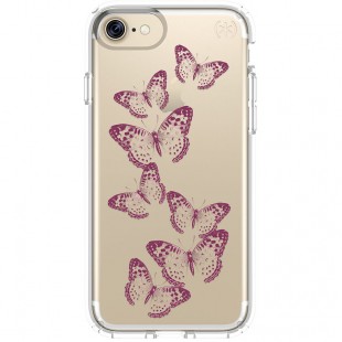 Чехол Speck Presidio Clear + Print для iPhone 6s/7/8 (Brilliant Butterflies) розовое золото/прозрачный оптом