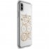 Чехол Speck Presidio Clear + Print для iPhone X (City Bike Metallic Gold) прозрачный оптом