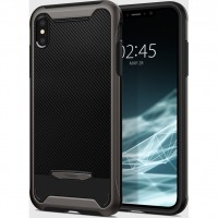 Чехол Spigen Case Hybrid NX для iPhone Xs Max серый Gunmetal (065CS24863)