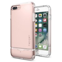 Чехол Spigen Flip Armor для iPhone 7 /8 Plus (Айфон 8 Плюс) розовое золото (SGP-043CS20821)