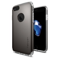 Чехол Spigen Hybrid Armor для iPhone 7, iPhone 8 (Айфон 7) тёмный металлик (SGP-042CS20693)