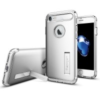 Чехол Spigen Slim Armor для iPhone 7 (Айфон 7) серебристый (SGP-042CS20305)