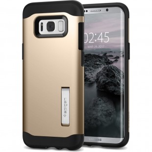 Чехол Spigen Slim Armor для Samsung Galaxy S8 Plus золотой (571CS21123) оптом
