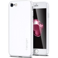 Чехол Spigen Thin Fit 360 для iPhone 7 (Айфон 7) белый (SGP-042CS21097)