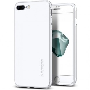 Чехол Spigen Thin Fit 360 для iPhone 7 Plus (Айфон 7 Plus) белый (SGP-043CS21100) оптом