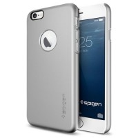 Чехол Spigen Thin Fit A для iPhone 6 (4,7") серебристый SGP10942