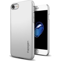 Чехол Spigen Thin Fit для iPhone 7/ iPhone 8 серебристый (SGP-042CS20733)