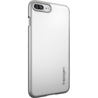 Чехол Spigen Thin Fit для iPhone 7 Plus (Айфон 7 Плюс) серебристый (SGP-043CS20735)