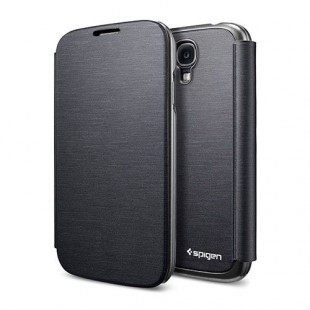 Чехол Spigen Ultra Flip для Samsung S4 Черный оптом