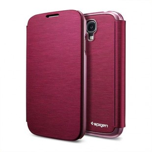 Чехол Spigen Ultra Flip для Samsung S4 Красный оптом