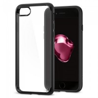 Чехол Spigen Ultra Hybrid 2 для iPhone 7 (Айфон 7) чёрный (SGP-042CS20926)