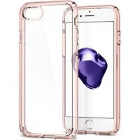 Чехол Spigen Ultra Hybrid 2 для iPhone 7 (Айфон 7) кристально-розовый (SGP-042CS20924)