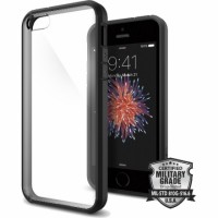Чехол Spigen Ultra Hybrid для iPhone 5/5S/SE чёрный (SGP-041CS20173)