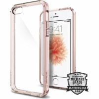 Чехол Spigen Ultra Hybrid для iPhone 5/5S/SE розовое золото (SGP-041CS20172)
