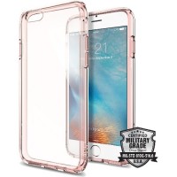 Чехол Spigen Ultra Hybrid для iPhone 6/6s кристально-розовый (SGP11722)