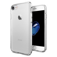 Чехол Spigen Ultra Hybrid для iPhone 7 (Айфон 7) кристально-прозрачный (SGP-042CS20443)