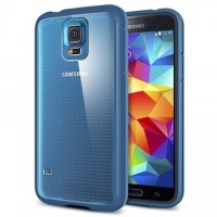 Чехол Spigen Ultra Hybrid для Samsung Galaxy S5 голубой (SGP10744)