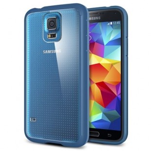 Чехол Spigen Ultra Hybrid для Samsung Galaxy S5 голубой (SGP10744) оптом