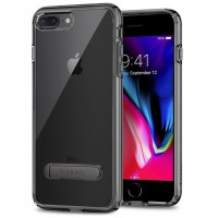 Чехол Spigen Ultra Hybrid S для iPhone 8 Plus, iPhone 7 Plus ультра-чёрный (055CS22242)