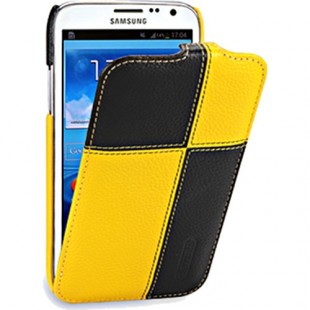 Чехол TETDED Troyes Plutus для Samsung Galaxy Note II чёрный/жёлтый оптом
