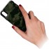 Чехол TORIA Genuine Leather Camouflage Case для iPhone XR зелёный Army оптом