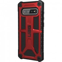 Чехол UAG Monarch Series Case для Samsung Galaxy S10+ красный Crimson