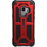 Чехол UAG Monarch Series Case для Samsung Galaxy S9 красный Crimson