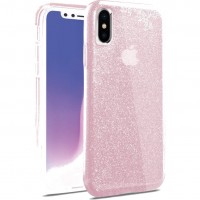 Чехол Uniq Clarion Tinsel для iPhone Xs Max розовый