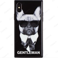 Чехол WK Design Azure Gentleman Series для iPhone X (Пёс в тёмных очках)