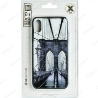 Чехол WK Design Azure Stone Series для iPhone X (Бруклинский мост)
