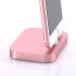 Док-станция COTEetCI Aluminum Lightning Charge Base для iPhone Розовое золото оптом
