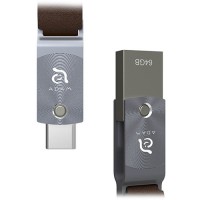Флеш-накопитель ADAM elements ROMA 64GB USB Type-C OTG серый
