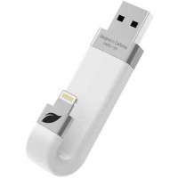 Флеш-накопитель Leef iBridge 128Gb Lightning — USB белый