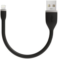 Гибкий кабель Satechi Flexible Lightning to USB (0.15 метра) чёрный (B0160CP1K0)