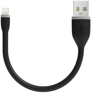 Гибкий кабель Satechi Flexible Lightning to USB (0.15 метра) чёрный (B0160CP1K0) оптом