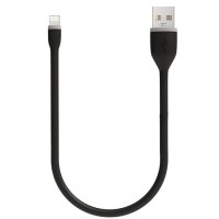 Гибкий кабель Satechi Flexible Lightning to USB (0.25 метра) чёрный (ST-FCL10B)
