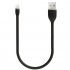 Гибкий кабель Satechi Flexible Lightning to USB (0.25 метра) чёрный (ST-FCL10B) оптом